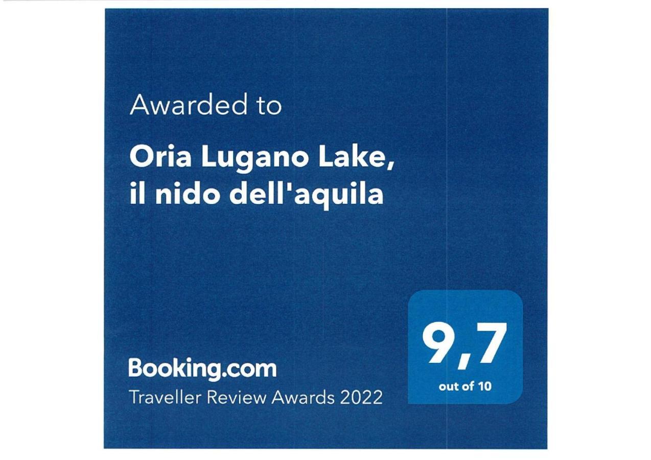 Oria Lugano Lake, Il Nido Dell'Aquila Exteriör bild